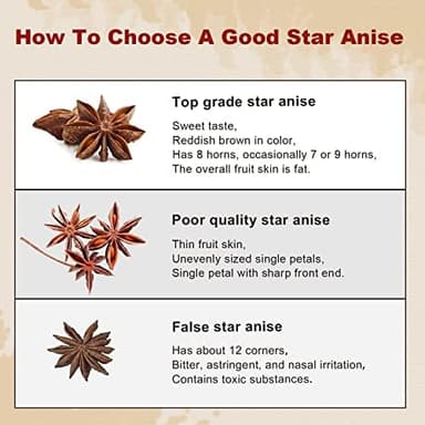 52USA Star Anise, 16 Ounce (Pack of 1), NON-GMO Verified Chinese Star Anise Whole, Dried Star Anise Pods for Tea and baking - Image 8