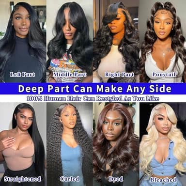 AIRDOT 30 Inch Body Wave Lace Front Wigs Human Hair 200% Density Frontal Wigs Human Hair Wigs for Women 13x4 HD Lace Front Wigs Human Hair Pre Plucked with Baby Hair - Image 5