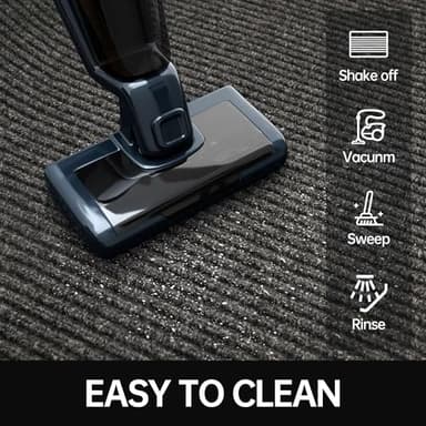 Naturei Front Door Mat, 3' x 6' Heavy Duty Indoor Outdoor Door Mat for Entryway, Commercial Door Mats Entrance, Low Profile Welcome Mats Non-Slip, Durable Rubber Backing Entry Mat for Patio, Home - Image 5