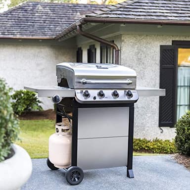 Char-Broil Performance Series Convective 4-Burner with Side Burner Cart Propane Gas Stainless Steel Grill - 463377319 - Image 3