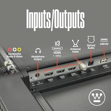 Westinghouse Roku TV - 24 Inch Smart TV, HD Television with Wi-Fi Connectivity and Mobile App, Flat Screen, Bluetooth, Compatible with Apple AirPlay, Alexa and Google Assistant - Image 7