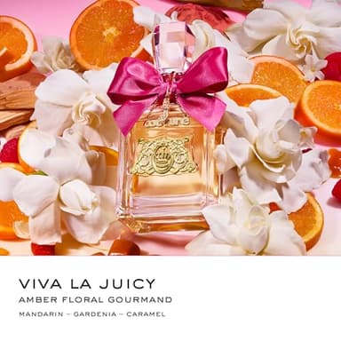 Juicy Couture Viva La Juicy Eau De Parfum, Women's Perfume with Notes of Mandarin, Gardenia & Caramel, Floral & Sweet, EDP Spray, 1.0 fl oz - Image 3