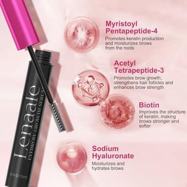 Eyebrow Growth Serum Natural Eyebrow for Women Advanced Eye Brow Serum for Growth Thicker, Fuller, Naturally Beautiful Brows - 5mL - Image 5
