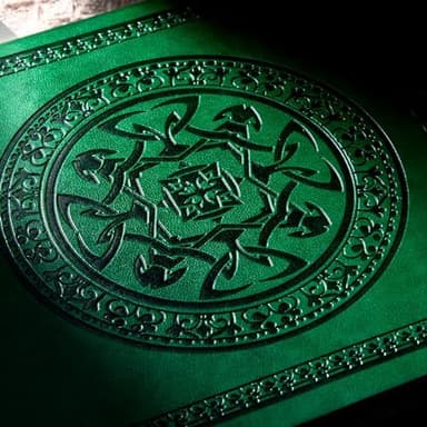 CAGIE Lined Journal for Men Soft Cover Notebook Leather Journals for Writing, 180 Lay Flat Vintage Mens Journal Personal Diary, 5.7'' X 8.3'', Dark Green - Image 5