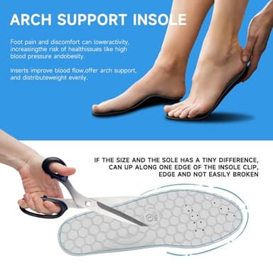Acupressure Insoles,Orthopedic Massage Insoles,Foot Acupressure Insoles,Acupressure Insoles for Women Men (Blue2, M(Men 7.5-9/Women 8.5-10)) - Image 5