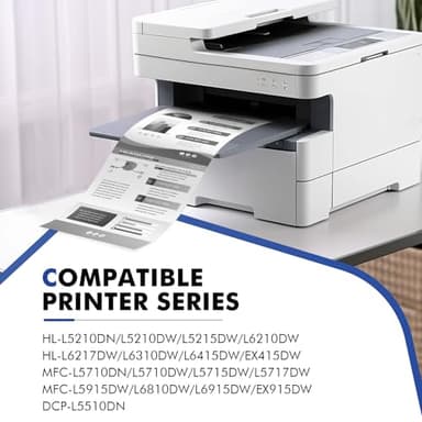 TN920XL TN920 Toner Cartridge HL-L6210DW Compatible for Brother TN 920 920XL TN-920 TN-920XL TN920XXL TN920UXXL for Brother MFC-L5915DW HL-L6210DWT L5210DN L5210DW L5210DWT High Yield Printer 2 Pack - Image 2
