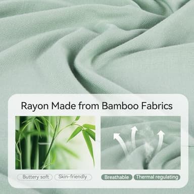BubblePanda Rayon Made From Bamboo Baby Pajamas Baby Clothes for Boys Girls 12-18 Months Unisex Zip-Front Non-Slip Onesie One-Piece Sleeper Footed Pjs Footie Sleep N Play Toddler Outfits - Image 3