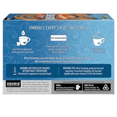 Swiss Miss Salted Caramel Hot Cocoa, Keurig Single Serve K-Cup Pods, 10 Count (Packs of 6) - Image 12