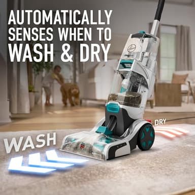 Hoover Smartwash Automatic Carpet Cleaner Machine, FH52000, Turquoise - Image 2