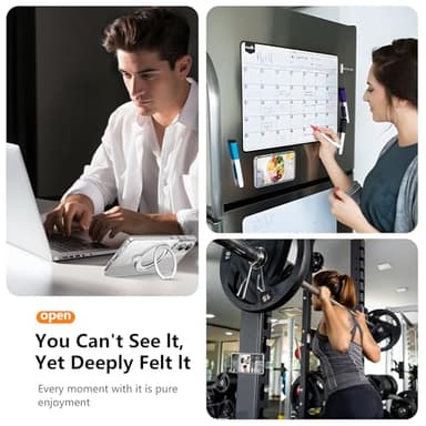 Temdan Designed for Samsung Galaxy S25 Edge Case, Magnetic 360° Rotatable Ring Stand [Compatible with Magsafe] Military-Grade Protection Kickstand Phone Case for Galaxy S25 Edge-Clear - Image 6