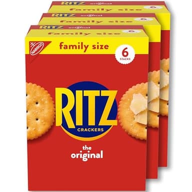 RITZ Original Crackers, Snacks for Kids and Adults, Bulk Lunch Snacks, Family Size, 3 Boxes - Image 16