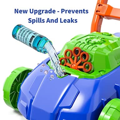 Bennol Bubble Lawn Mower for Toddlers, Kids Automatic Bubble Blower Maker Machine, Outdoor Gardening Push Toys, Christmas Birthday Gifts for Preschool Baby Boys Girls - Image 5