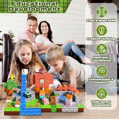 200 PCS Magnetic Blocks - Magnetic Building Blocks, Stacking Magnets for Kids, Sensory Toy for STEM Montessori Sensory Toys for Kids 3+ Boys and Girls Christmas Birthday Gifts - Image 6