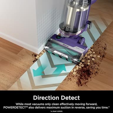 Shark POWERDETECT Upright Vacuum Cleaner with HEPA Filter, Heavy Duty Vacuum with Powerful Suction for Pet Hair Pickup, DuoClean Technology, Powered Lift-Away, Ideal for Carpets & Hardfloors, AZ4002 - Image 7