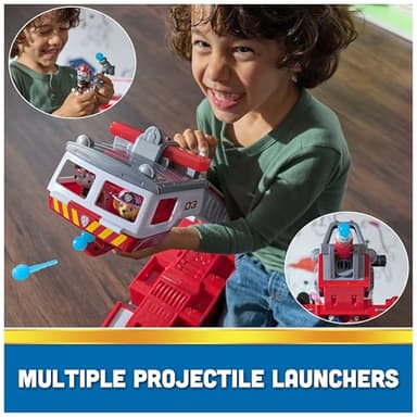 PAW Patrol Ultimate Rescue Fire Truck with 2 Ft. Ladder, Lights, Sounds, a Mini Toy Car, Chase, Marshall & Skye Figures, Toys for Boys & Girls Ages 3+ - Image 4