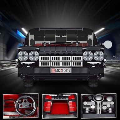 Mould King Sports Car Building Block Kits, MOC Supercar Racing Car Model Building Sets, Gift for Kids Age 8+/Adult Collections Enthusiasts(1245 Pieces, Static Version) - Image 4