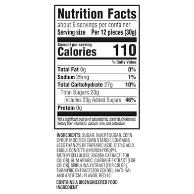 SOUR PATCH KIDS Glow Ups Strawberry-Watermelon Soft & Chewy Candy, Bulk Candy, 12-6.7 oz Bags - Image 6