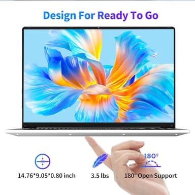 NIAKUN Laptop Computer, Gaming Laptops 2025, 16 Inch Lap Top PC Win 11 Pro, 16GB RAM 512GB SSD, N95 Processor(up to 3.4GHz), Backlit Keyboard, for Business and Students - Image 8