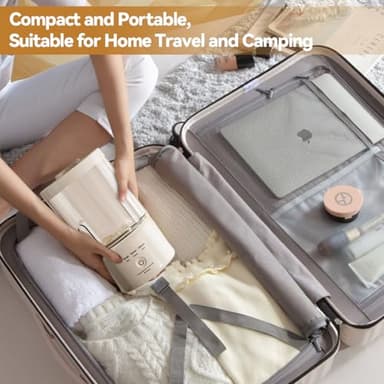 Portable Mini Washing Machine, 2025 NEW Underwear Washing Machine Small Clothes Washer Makeup Brush Cleaner Machine Underwear Washer for Home, Hotel, RV, Travel & Camping - Image 7
