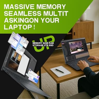 Dell Inspiron-3530 Touchscreen Business Laptop - 15.6" FHD, Intel 10-Core i7-1355U Processor, Intel Iris Xe, Numeric Keypad, w/DVD Drive, Win 11 Pro & MS Office Pro Lifetime(64GB RAM | 2TB SSD) - Image 5