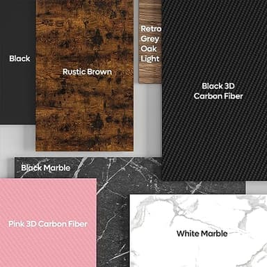 Bestier White Computer Desk with Charging Port & LED Strip,42 inch Modern Gaming Desk with Reversible Storage Shelves,Small L Shaped Desk with Hooks for Home Office - Image 8