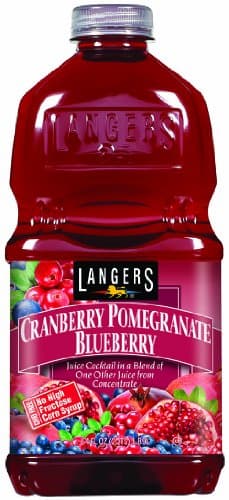 Langers Juice Cocktail, Cranberry Pomegranate Blueberry, 64 Fl Oz (Pack of 8) - Image 1