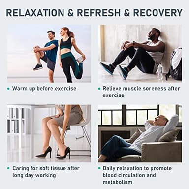 QUINEAR Air Compression Recovery System, Professional Sequential Device for Massage Therapy, Foot and Leg Recovery Boots to Improve Circulation for Athletes, FSA-HSA Eligible (Small) - Image 6