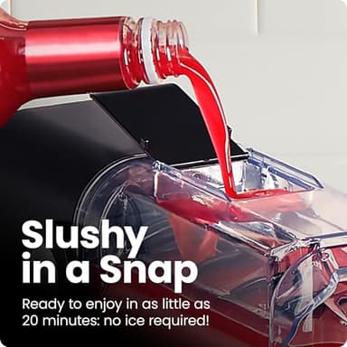 Iceman Slush-Ease Slushie Machine, Frozen Drink Maker & Slushy Machine with 5 Presets + Custom Option, Easy-Dispensing Lever for Frozen Margaritas, Frappes, and Slushies - Black - Image 5