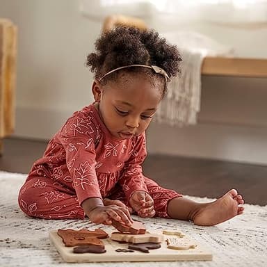 Gerber Baby Girls' 2-Pack Long Sleeve Jumpsuit, Pink Leaves, 0-3 Months - Image 6