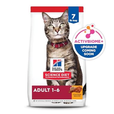 Hill's Science Diet Adult 1-6, Adult 1-6 Premium Nutrition, Dry Cat Food, Chicken Recipe, 7 lb Bag - Image 14
