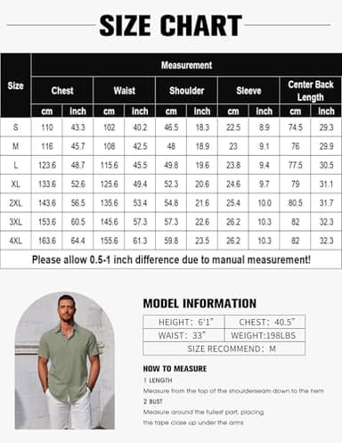 COOFANDY Mens Short Sleeve Button Down Shirts Linen Shirt Summer Beach Top Deep Blue - Image 6