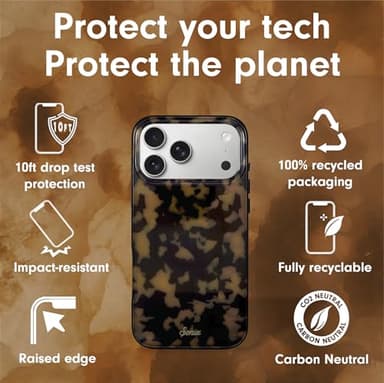 Sonix Case for iPhone 17 Pro Max | Compatible with MagSafe | 10ft Drop Tested | Tortoiseshell | Brown Tort - Image 2