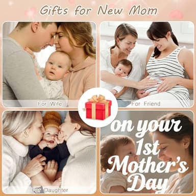 SmileBelle First Mothers Day Gifts for New Mom, Mama Necklace as First Time Mom Gifts for Daughter Mama Jewelry as 1st Mothers Day Gift for Friend Women - Image 6