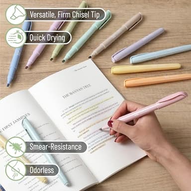 Mr. Pen- Highlighters, 12 Pack, Chisel Tip, Earthy Colors, Highlighters Assorted Colors - Image 3