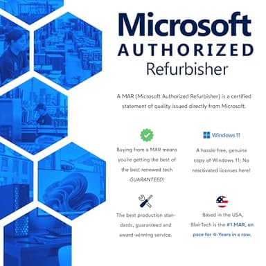 Dell Precision Workstation PC | NVIDIA P620 GPU - Editing & Design | Windows 11 Pro | Intel i5-9500 | 32GB RAM 500 NVME + 1TB SSD | 24" New Dual LCDs | RGB Speakers + Webcam | WiFi 6 + BT (Renewed) - Image 7