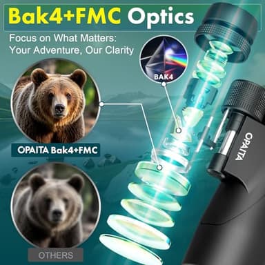 15x52 Binoculars for Adults High Powered - OPAITA Bird Watching Binoculars Lightweight with HD Large Range View Powerful for Hunting Traveling Stargazing Cruise Trip Sports - Image 4