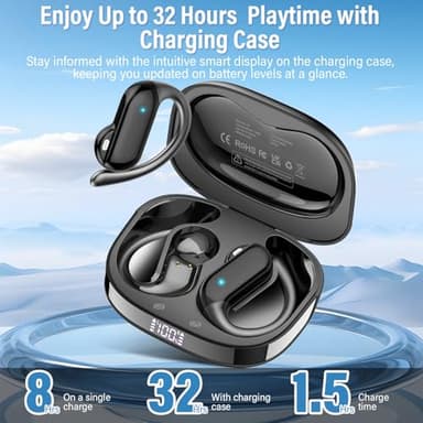 Ai Translation Earbuds Real Time,3-in-1 Buletooth 5.4 Translator Earbuds with 164 Languages/6 Translation Modes,No Subscription Required Translatior Headphones,32H Audifonos Traductores Inglés Español - Image 8