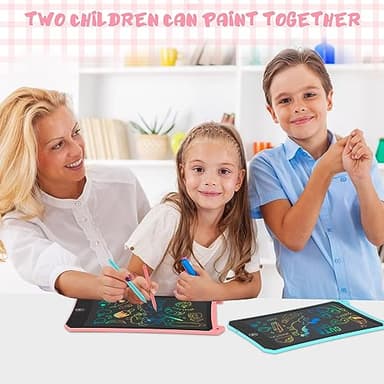 EooCoo Toddler Toys, LCD Writing Tablet for Kids 2 Pack, Drawing Pad for Kids, Toddler Travel Essentials, No Mess Coloring Books, Road Trip Activities, Age 3-5 Boys Girls Gifts - 8.5 Inch - Image 7