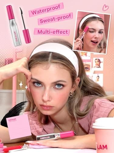 SHEGLAM Lashlighter Up & Out Mascara Volumizing and Lengthening Waterproof Long-lasting Condition Lashes Mascara-Black - Image 7