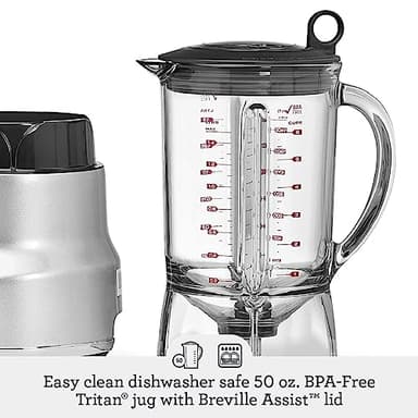 Breville BBL620SIL Fresh and Furious Blender, Silver - Image 4