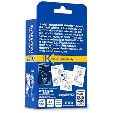 Kids Against Maturity: Card Game for Kids and Family, Super Fun Hilarious for Family Party Game Night, (Let's Go Edition) - Image 2