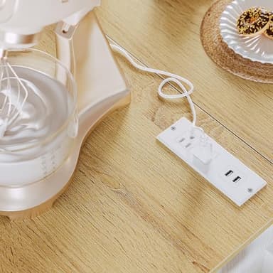 IRONCK Kitchen Island with Storage, Rolling Kitchen Island on Wheels with Drop Leaf, 3 Open Spice Rack Shelf, Door Cabinet, Drawer, Kitchen Cart Island Table for Kitchen, White - Image 5