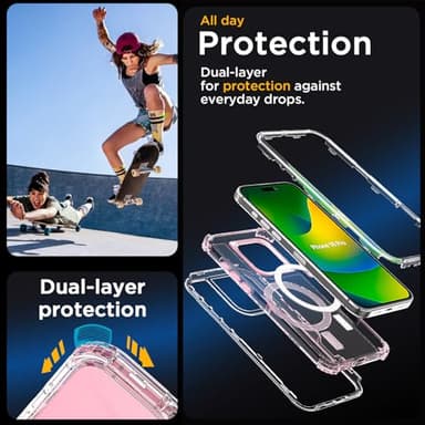 AICase for iPhone 16 Pro Case,Clear Built for MagSafe,3 in 1 Heavy Duty Drop Protection Rugged Shockproof/Drop/Dust Proof 3-Layer Protective Durable Magnetic Phone Cover for iPhone 16 Pro 6.3"_1 - Image 2