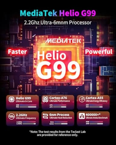 TECLAST T65Max 13 inch Android 15 Tablet, 20GB+256GB,1920x1200 IPS Display, 2.2Ghz Octa-Core Processor, 10000 Battery, 2.4/5G Wi-Fi+4G LTE, GPS, Ideal for Streaming and Learning - Image 4