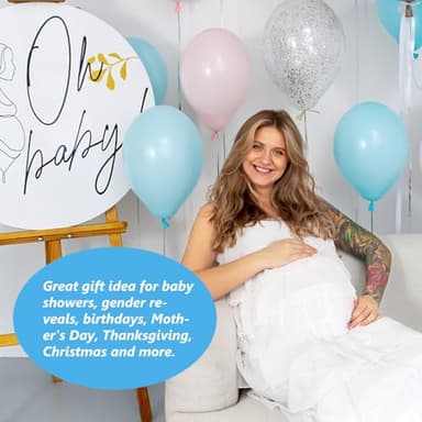 Baby Grooming Kit, Portable Baby Safety Care Set with Hair Brush Comb Nail Clipper Nasal Aspirator etc for Nursery Newborn Toddlers Infant Girl Boys Keep Clean (Blue) - Image 8