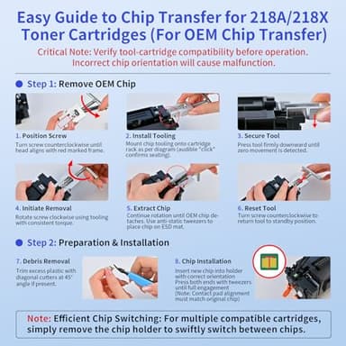 218A Toner Cartridges 4 Pack Compatible Replacement for HP 218A 218X for Color Laserjet Pro 3201dw MFP 3301fdw 3301cdw 3301sdw Printer Ink W2180A W2180X High Yield (BCMY, 4-Pack) - Image 5