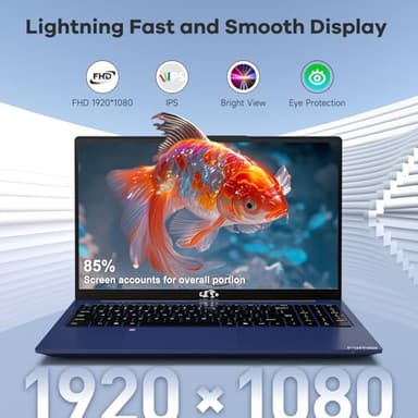 NIMO 15.6 FHD-Laptop, 8 cores Intel i5-12450H 32GB RAM 1TB SSD (Beat AMD R5 5500U,up to 4.4 GHz) 100W Type C IPS Business Laptop-Computer with Backlit Keyboard Fingerprint WiFi6 Win 11 - Image 5