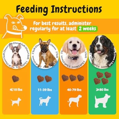 PENPENPET Dog Allergy Relief Chews, Dog Itching Skin Relief, Omega 3 for Dogs Itch Supplement, Relieve Seasonal Allergy, Provide Immune Support (Peanut Butter Chews, 180ct) - Image 4