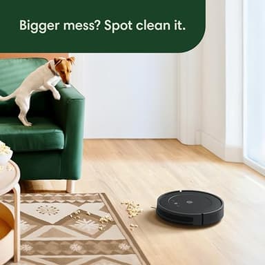 iRobot Roomba Vac Robot Vacuum (Q011) - Power-Lifting Suction, Quieter Cleaning Mode, Multi-Surface Cleaning, Cleans in Neat Rows, Easy to use, Self-Charging, Works with Alexa - Image 5