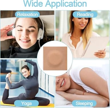 50pcs Disposable Castor Oil Pack Wrap Belly Button(Oil Not Included),Self-Adhesive Highly Absorbent Castor Oil Wrap Organic Cotton Easy to Use,Skin Color - Image 2